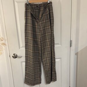 Classic Plaid Women's Trousers